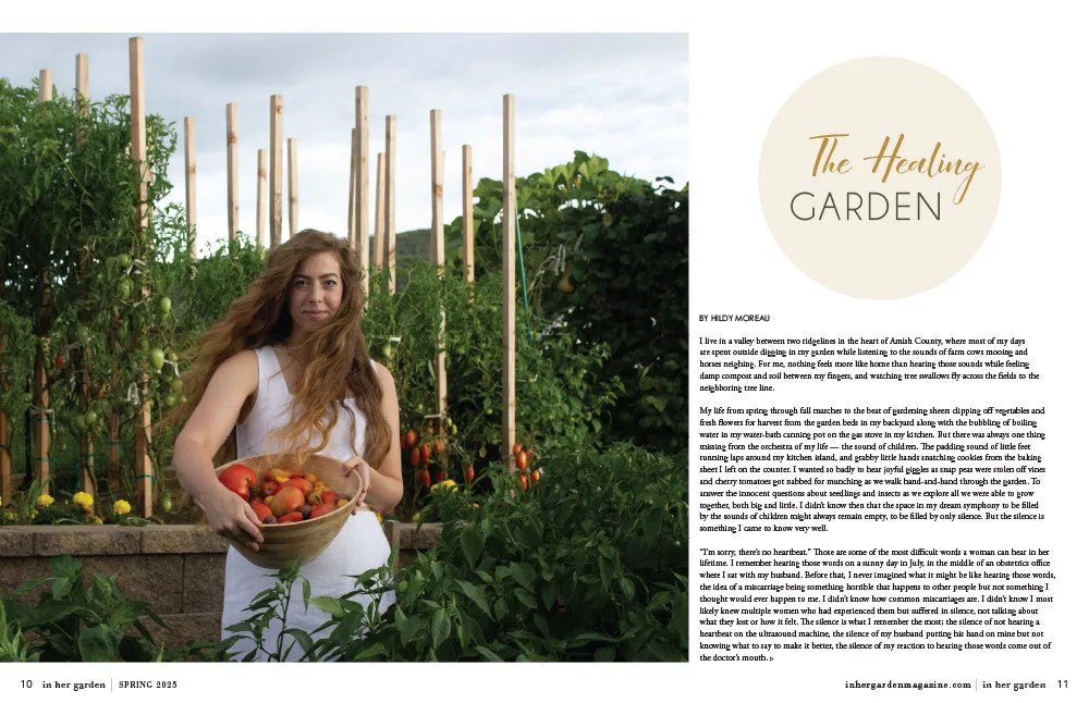 Stampington In Her Garden Spring 2025 blad hageglede