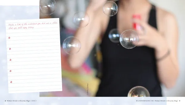 Stampington Field Guide to Everyday Magic Issue 2 blad digital med prompts