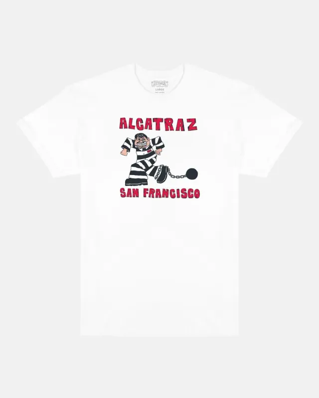 Thrasher Alcatraz by Mike Gigliotti t-skjorte hvit