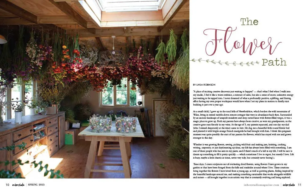 Stampington In Her Studio Spring 2023 blad pdf-nedlastning