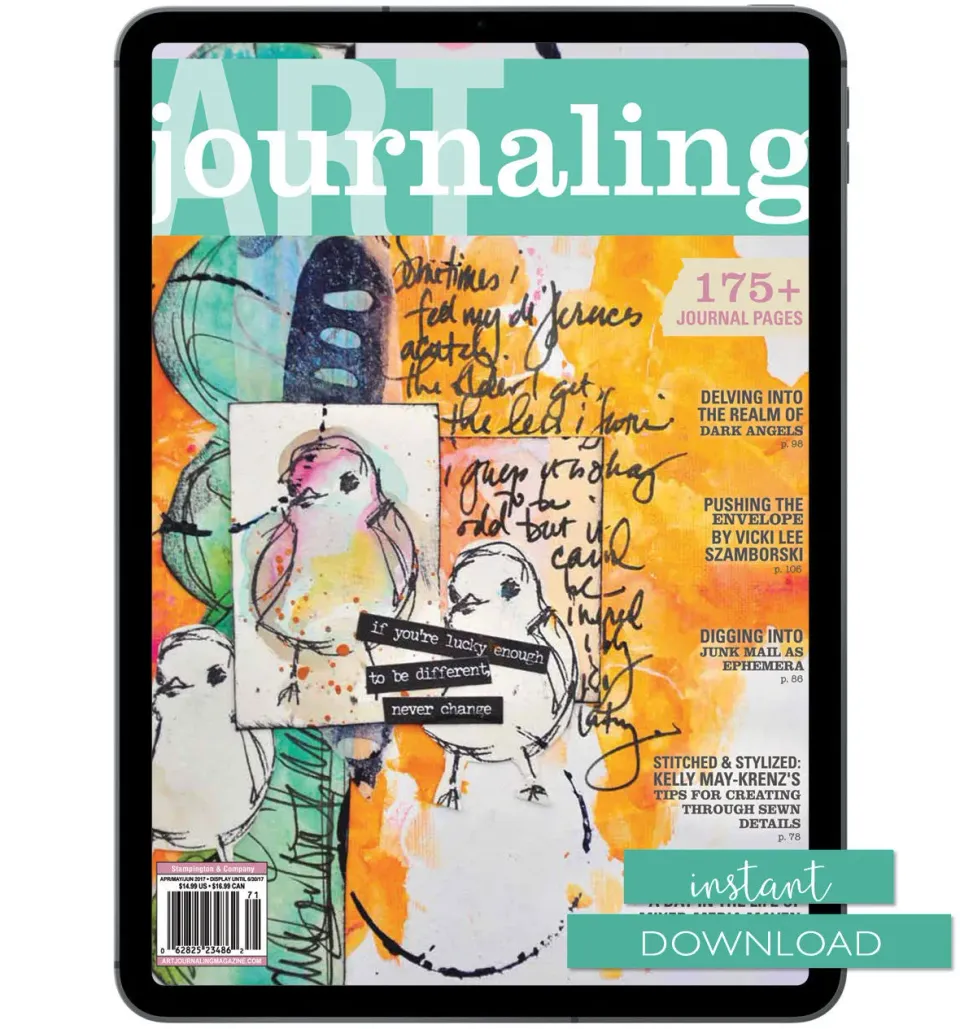 Stampington Art Journaling Spring 2017 blad digitalutgave pdf