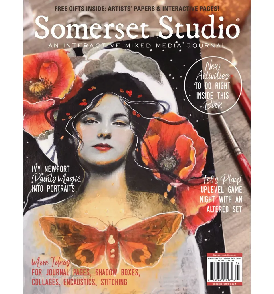 Stampington Somerset Studio Winter 2020 blad digitalutgave
