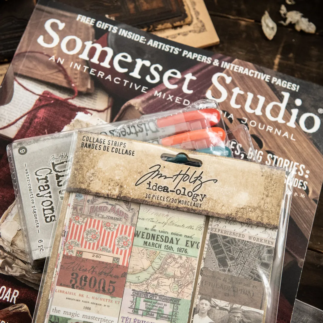 Stampington Somerset Distressed Collage Kit sett sommer 2026