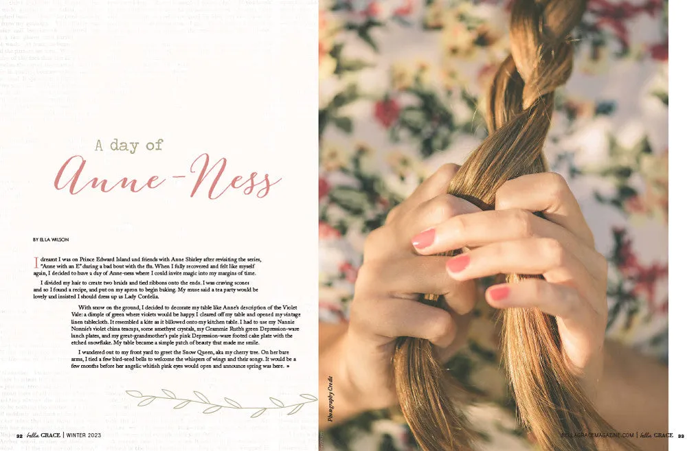 Stampington Bella Grace Issue 34 blad vinter inspirasjon