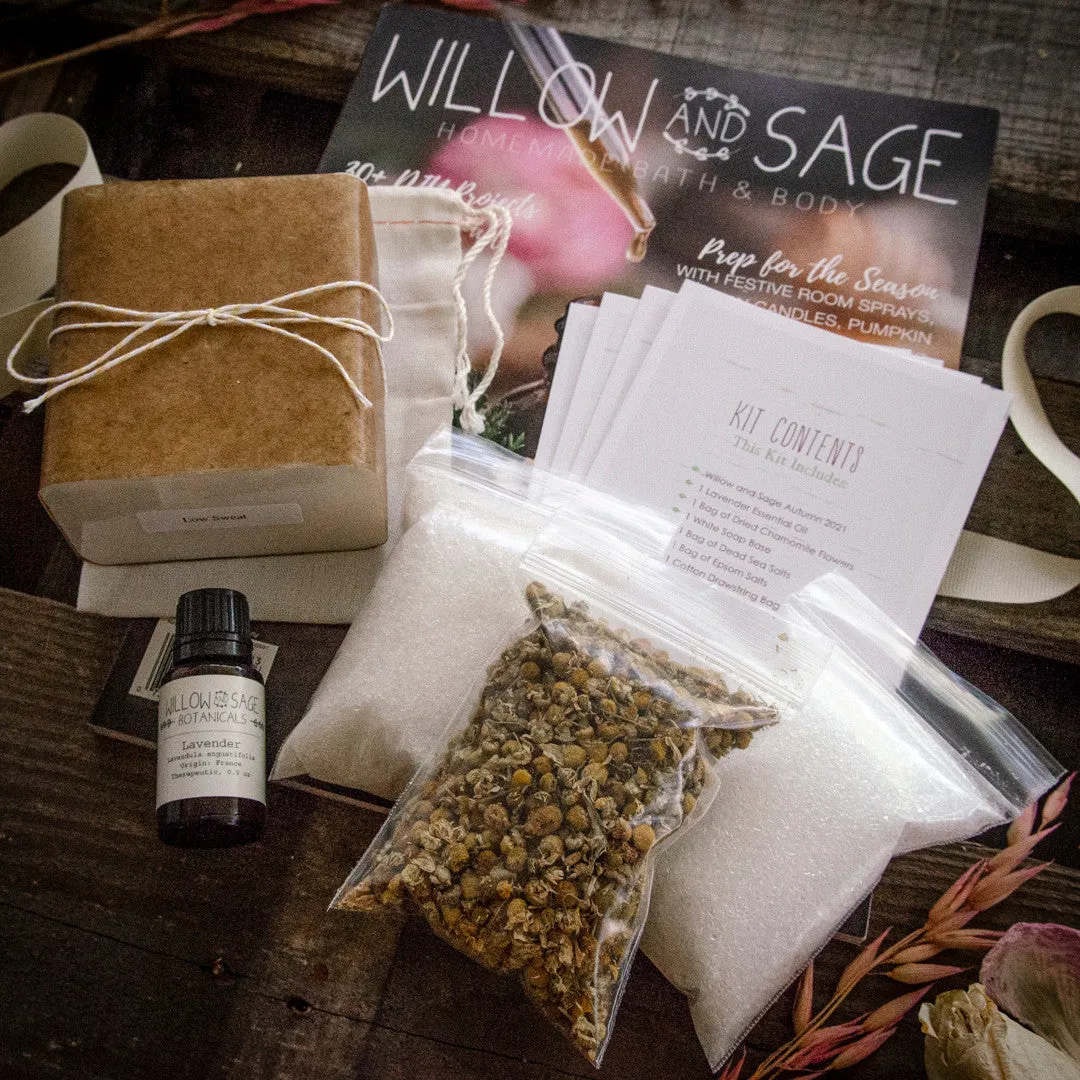 Stampington Willow and Sage Chamomile Lavender Starter Set diy-sett