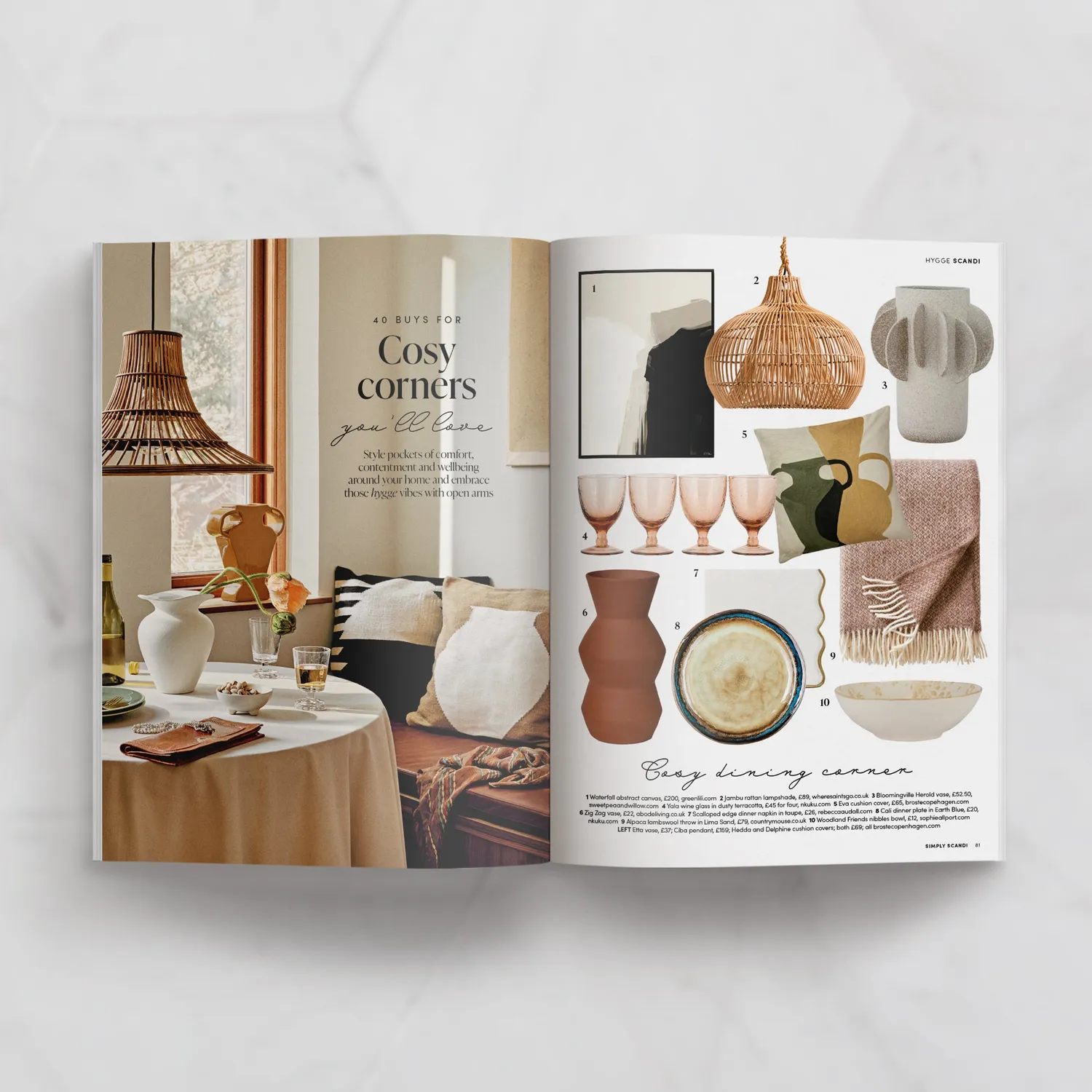 Simply Scandi Vol 15 Autumn 2024 blad høstutgave