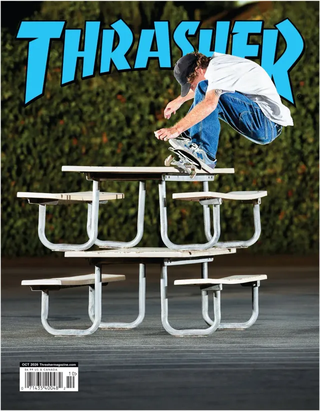 Thrasher Magazine October 2026 blad oktoberutgaven skate