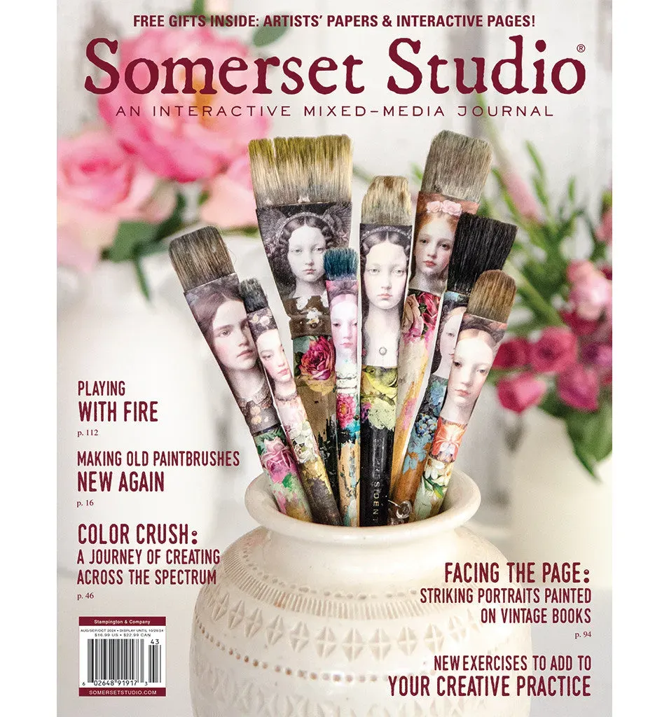 Stampington Somerset Studio Autumn 2024 blad mixed media