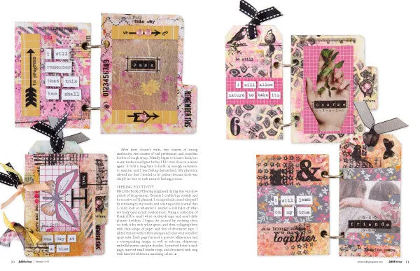 Stampington Art Journaling Summer 2018 blad digital utgave