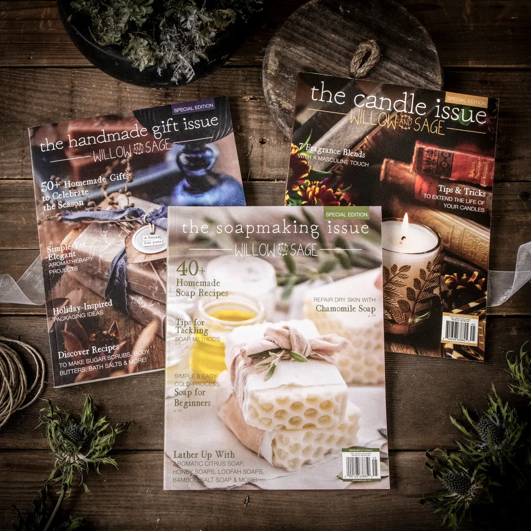 Willow and Sage Gift Bundle bladpakke såpe lys gave