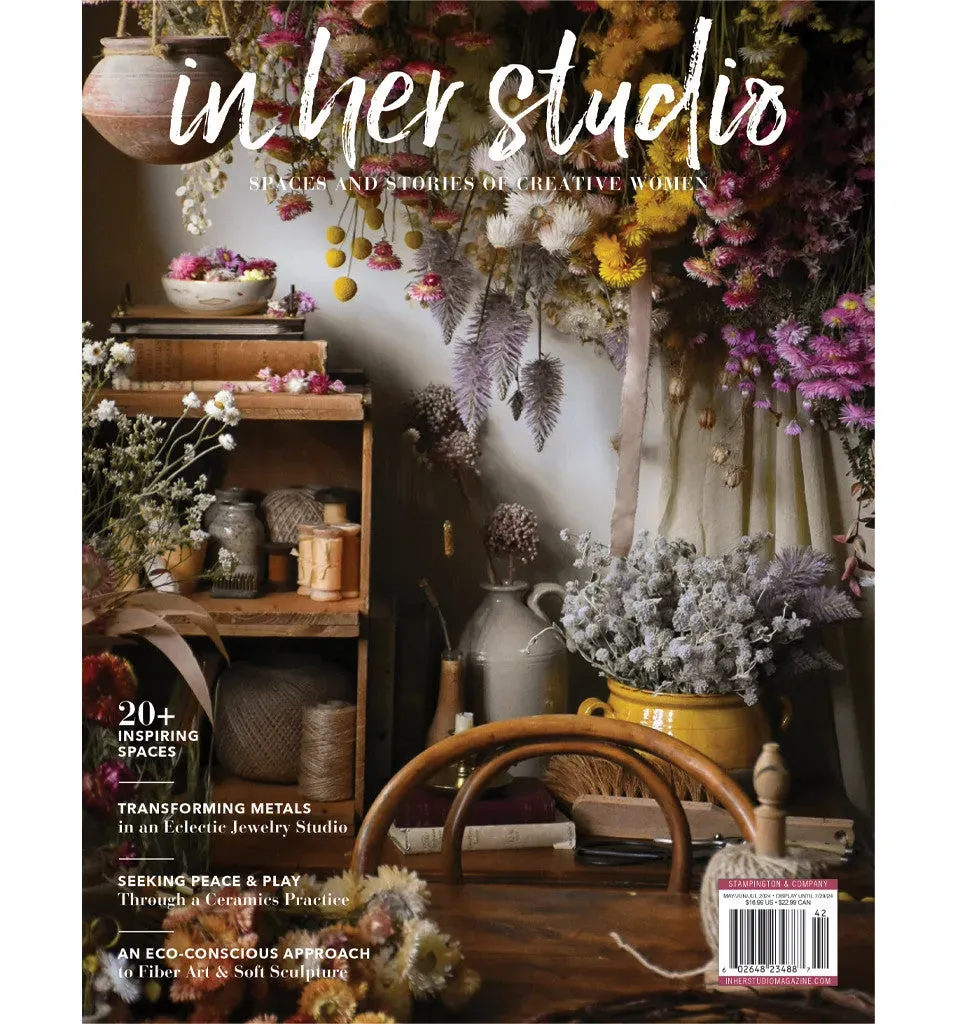 Stampington In Her Studio Summer 2024 bladet 160 sider