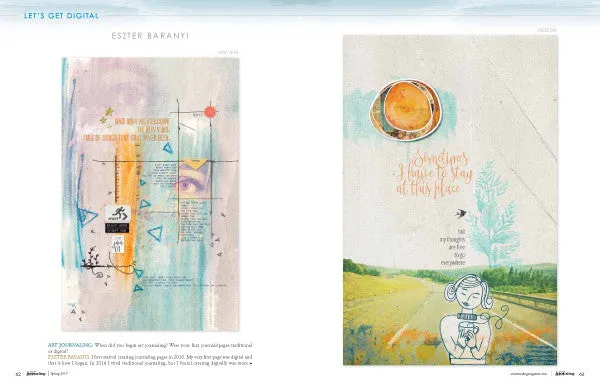 Stampington Art Journaling Spring 2017 blad digitalutgave pdf