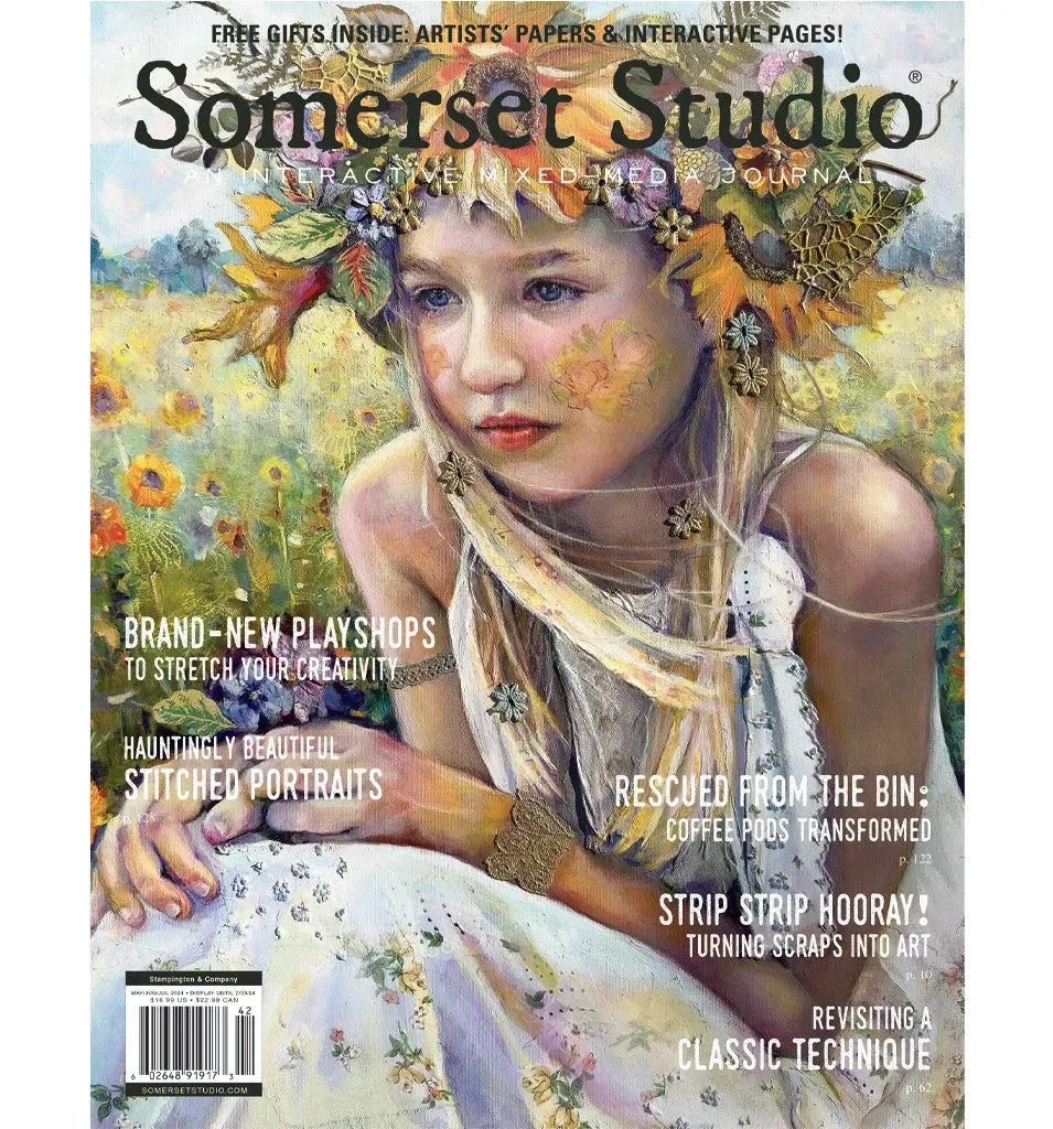 Stampington Somerset Studio Summer 2024 blad 176 sider