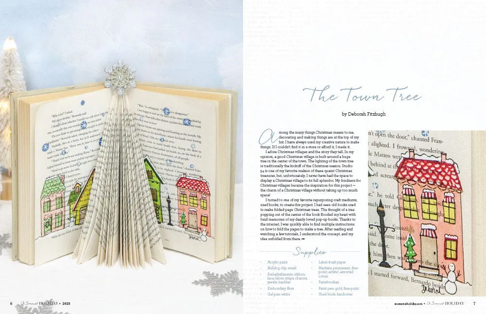 Stampington A Somerset Holiday 17 blad juleverksted
