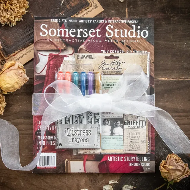 Stampington Somerset Distressed Collage Kit sett sommer 2026
