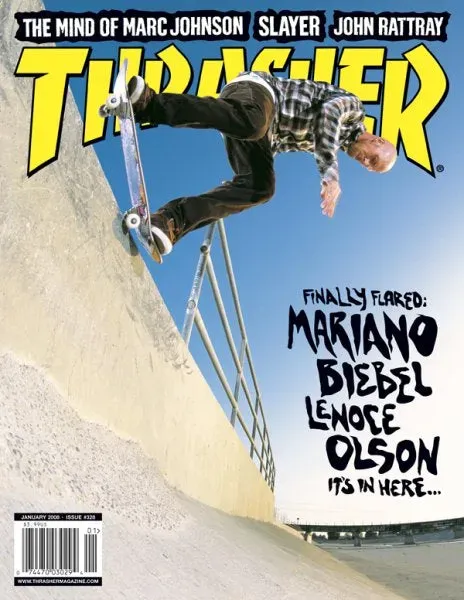 Thrasher januar 2008 blad enkeltutgave samlernummer