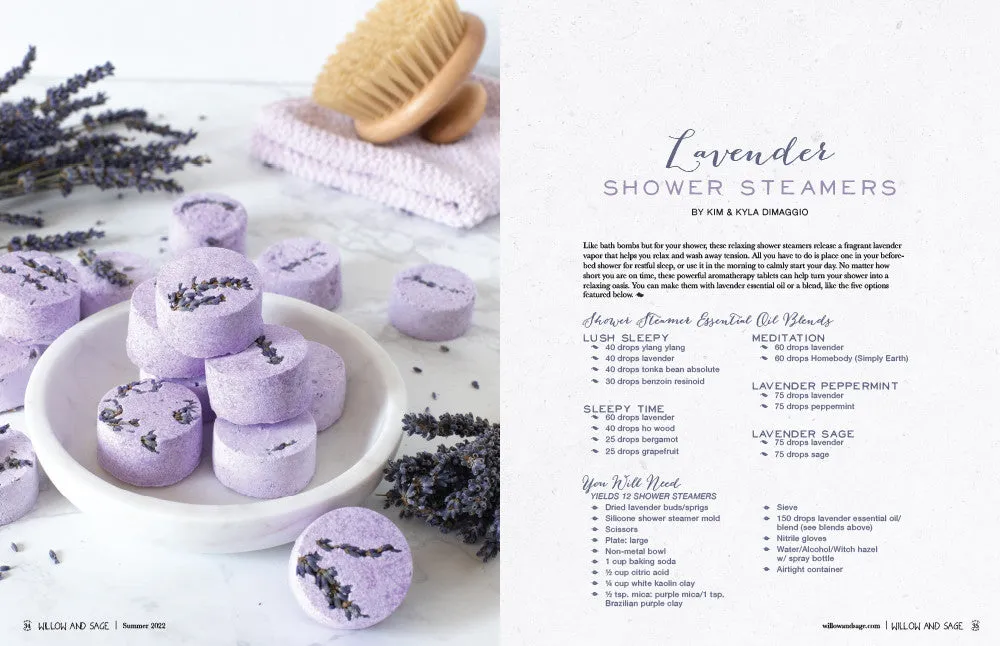 Stampington Willow and Sage Summer 2022 blad PDF hudpleie