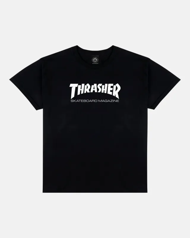 Thrasher Skate Mag t-skjorte baby svart bomull