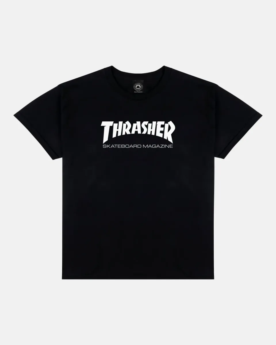 Thrasher Skate Mag t-skjorte baby svart bomull