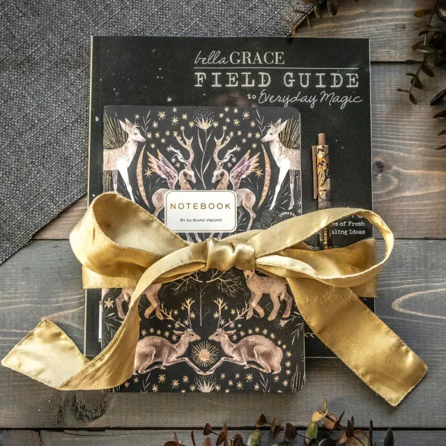 Stampington Night Forest Field Guide Bundle blad + notatbok gavesett