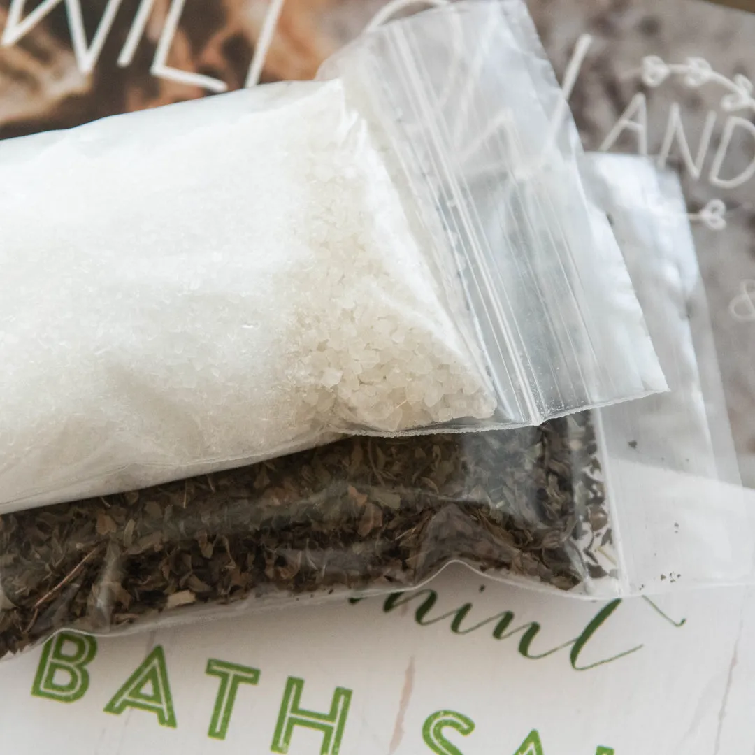 Stampington Willow and Sage Peppermint Self-Care kit mynte