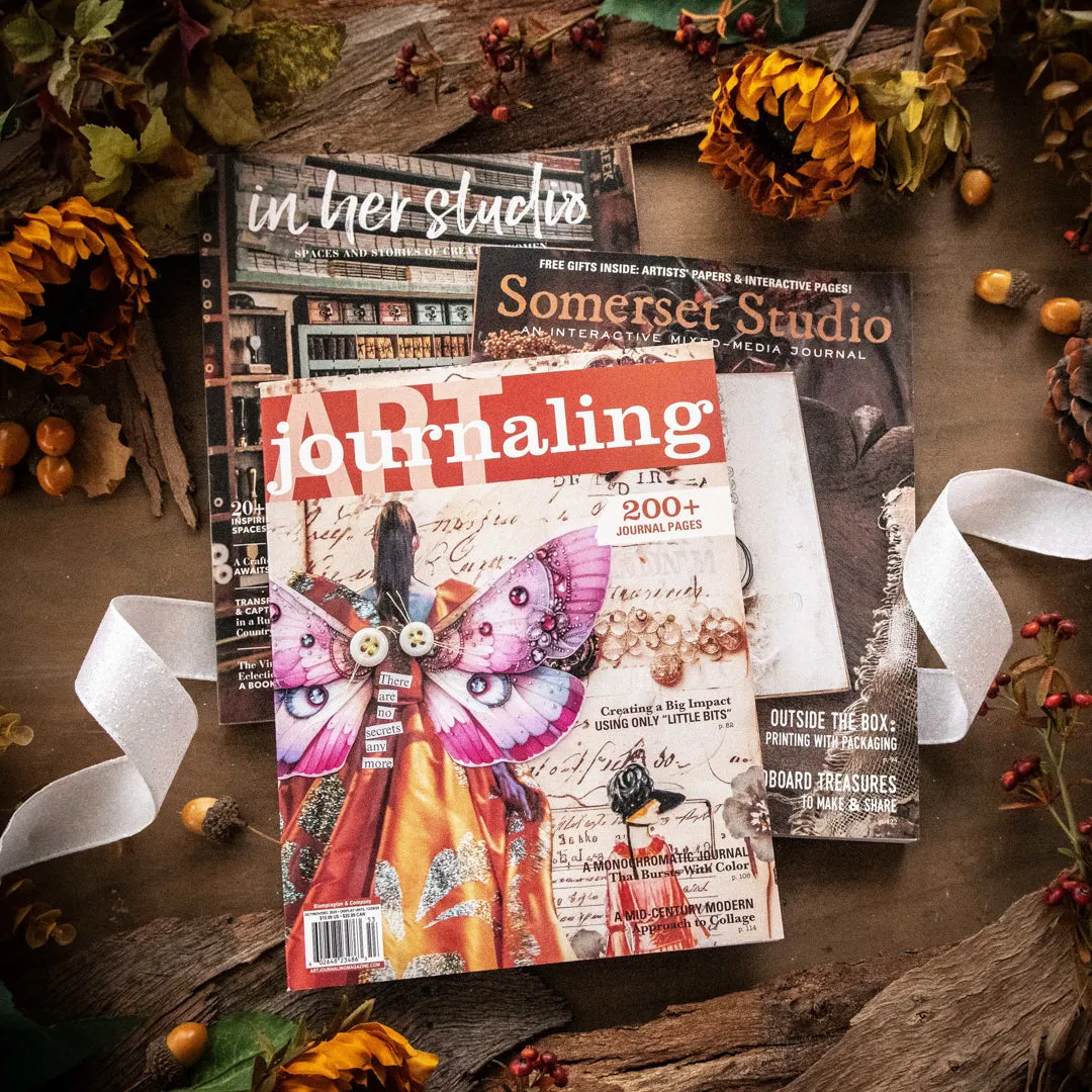 Stampington Seasons of Creativity Bundle blad 3-pakning jul