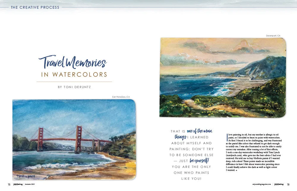 Stampington Art Journaling Autumn 2025 e-blad PDF