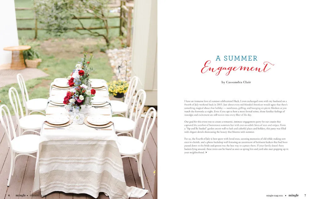 Stampington Mingle Summer 2020 blad PDF selskap fest