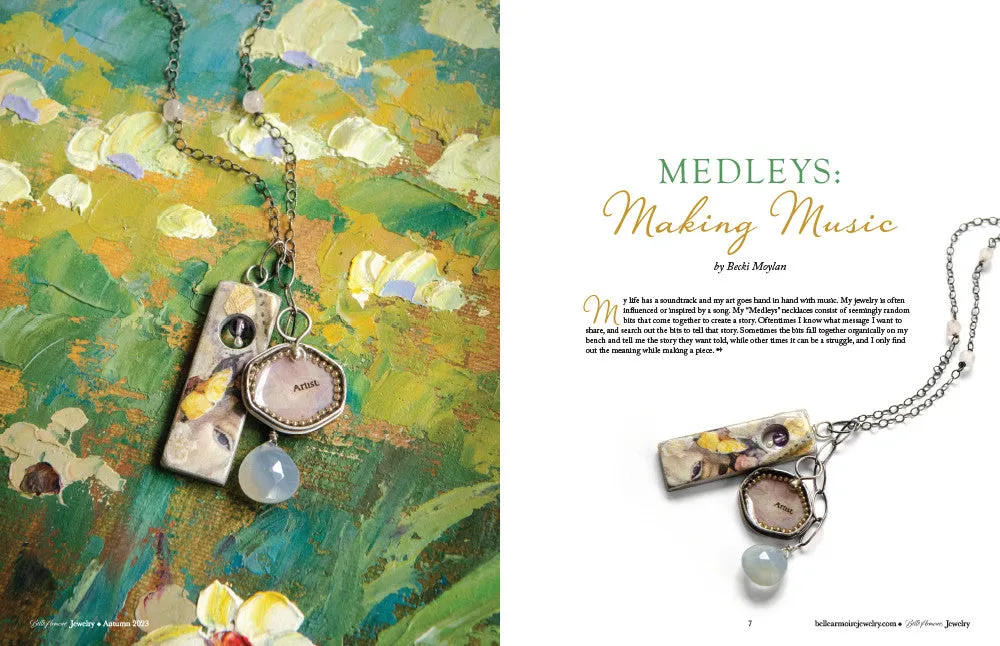 Stampington Belle Armoire Jewelry Autumn 2023 blad PDF smykker
