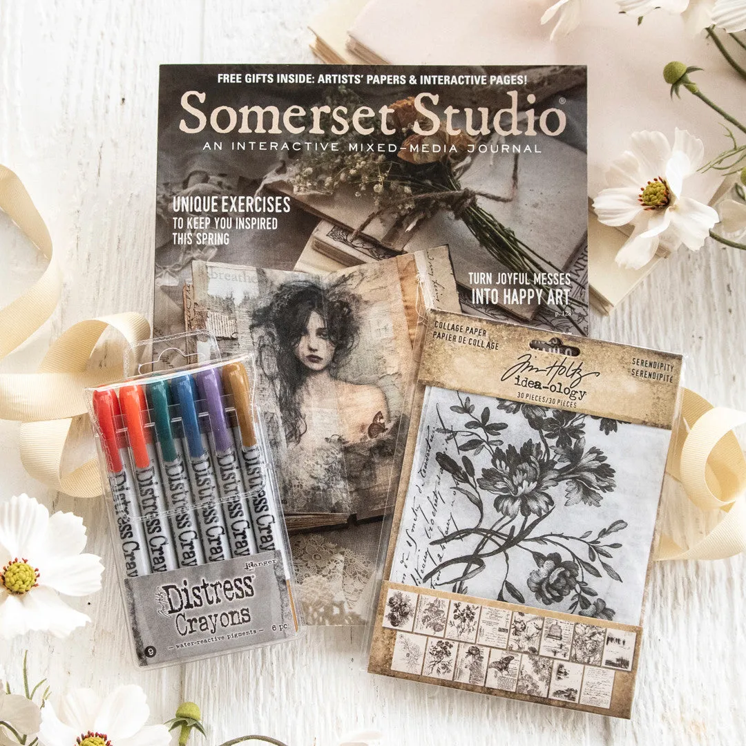 Stampington Somerset Studio Serendipity Bundle bladsett vår