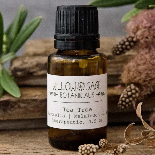 Willow and Sage Botanicals Tea Tree eterisk olje 0,5 oz