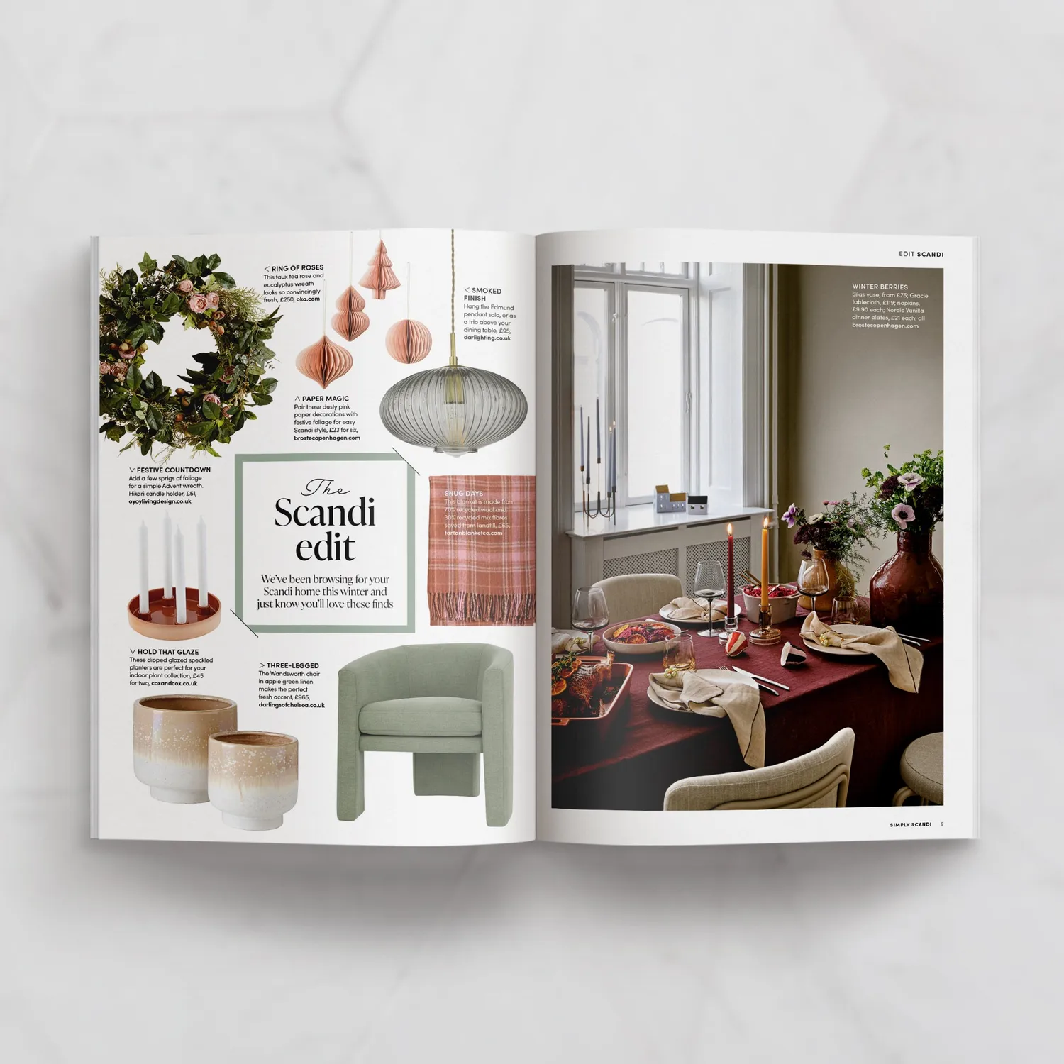 Simply Scandi Vol 8 Winter 2022 blad vinter