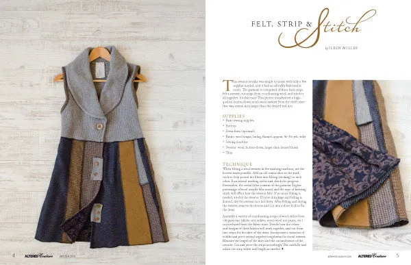 Stampington Altered Couture Winter 2018 blad PDF redesign