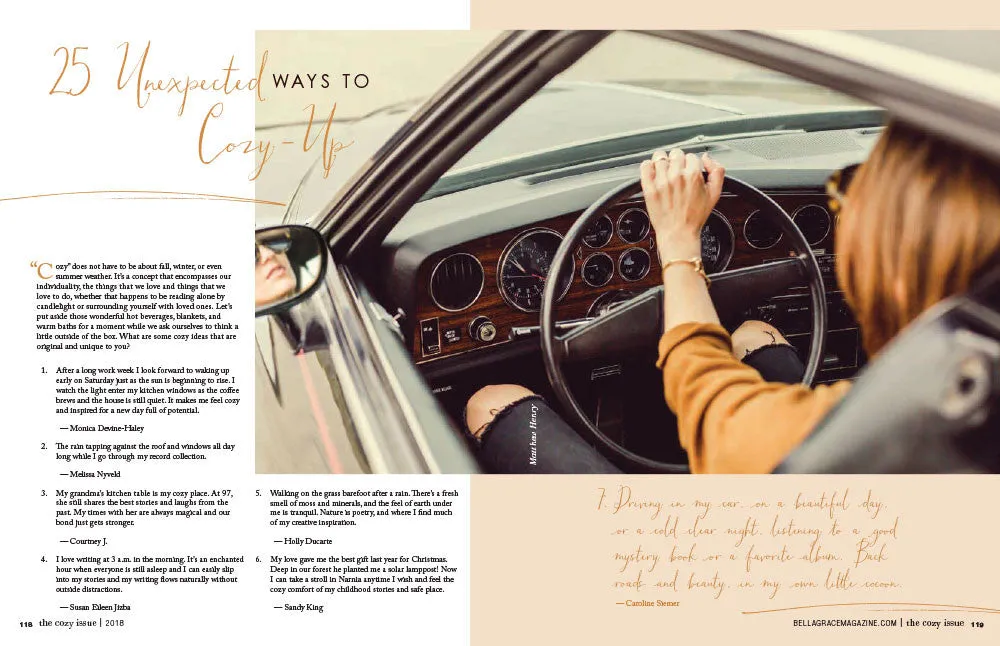 Stampington The Cozy Issue Volume 1 blad gjenutgivelse