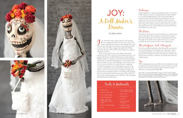 Stampington Art Doll Quarterly Autumn 2015 blad PDF dukker