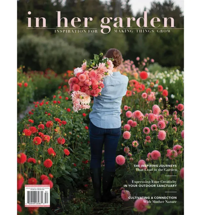 Stampington In Her Garden Summer 2025 blad hageinspirasjon