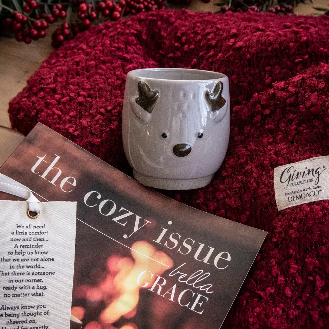 Stampington The Cozy Issue Volume 7 gavepakke sjal + lys