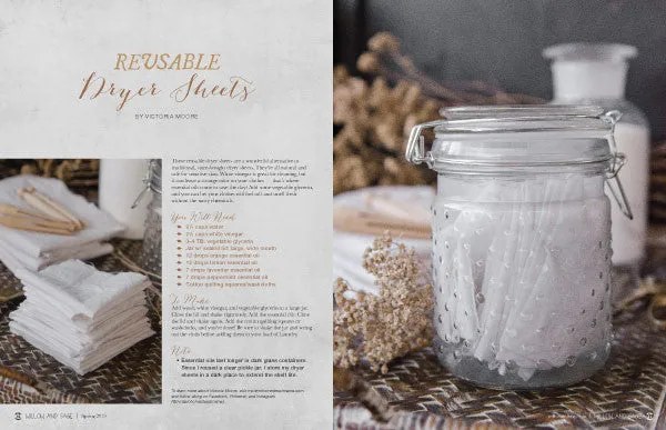 Willow and Sage Spring 2019 blad pdf-utgave hudpleie
