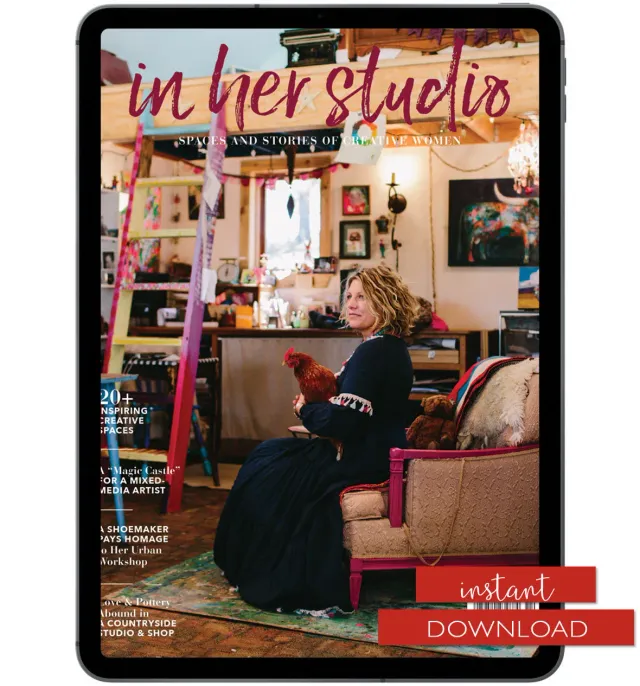 Stampington In Her Studio Winter 2022 blad digital 160 sider