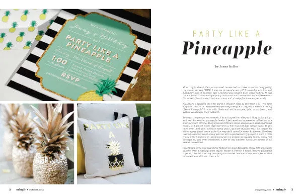 Stampington Mingle Summer 2016 blad festnummer
