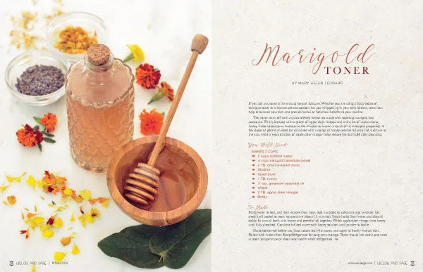 Willow and Sage Winter 2018 blad digitalutgave hudpleie