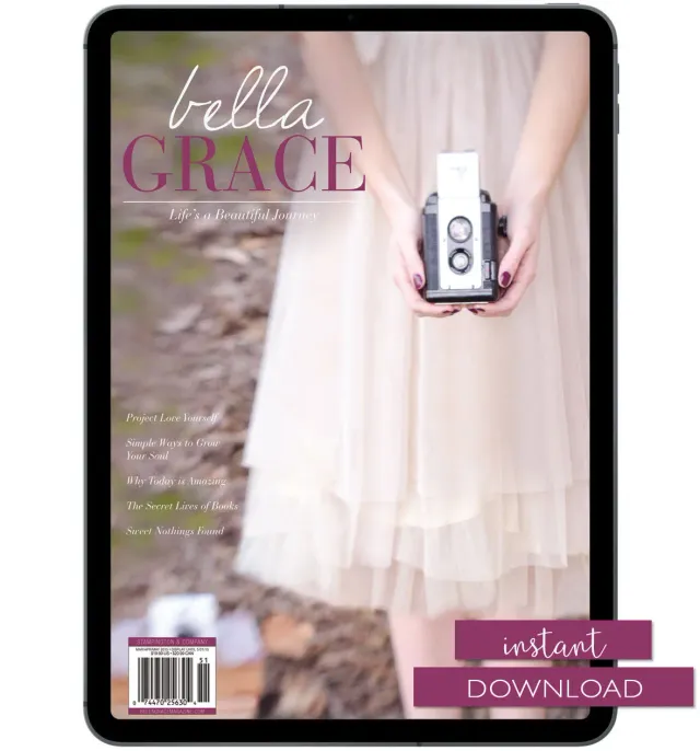 Stampington Bella Grace Issue 3 blad digital nedlasting vår