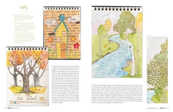 Stampington Art Journaling Winter 2016 blad PDF-nedlasting