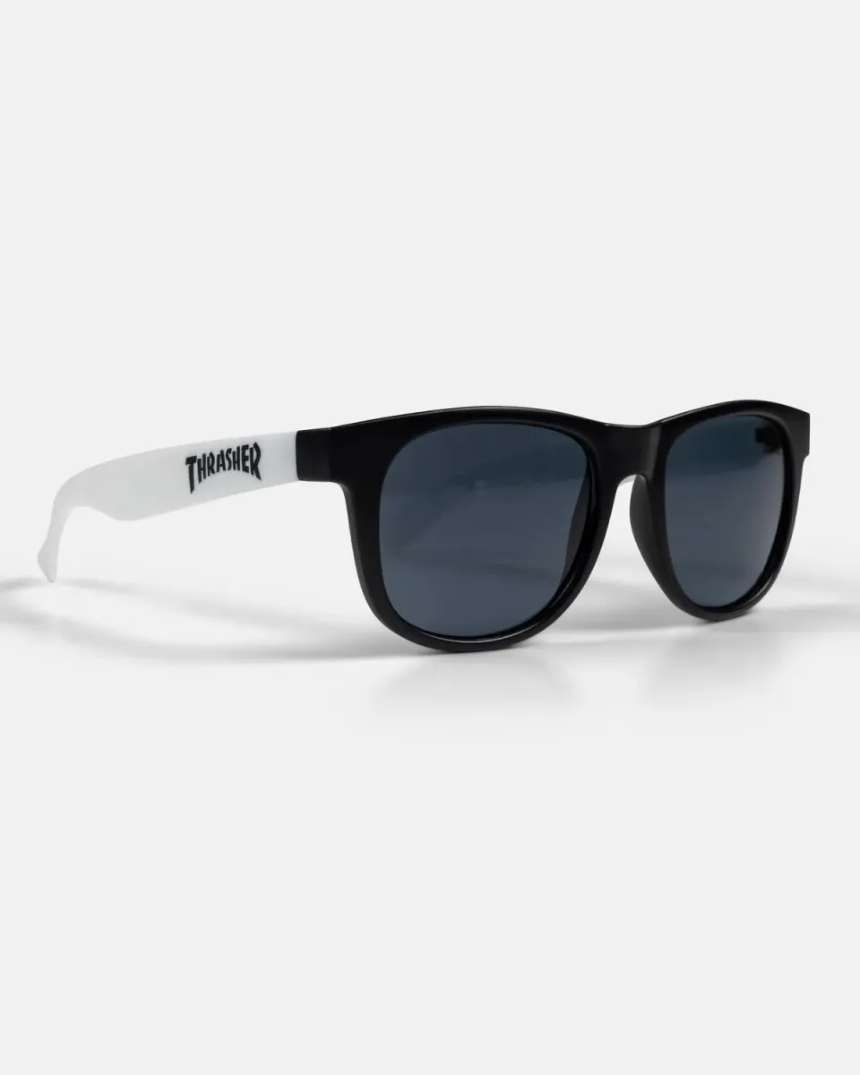 Thrasher White solbriller hvit UV400