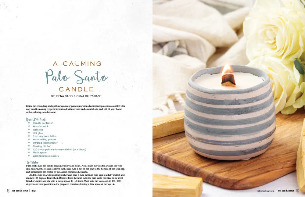 Stampington The Candle Issue Volume 3 blad digital lysstøping