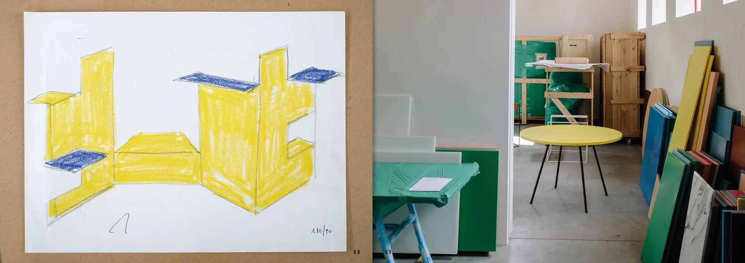 Apartamento A Lot of Work Muller Van Severen bok design
