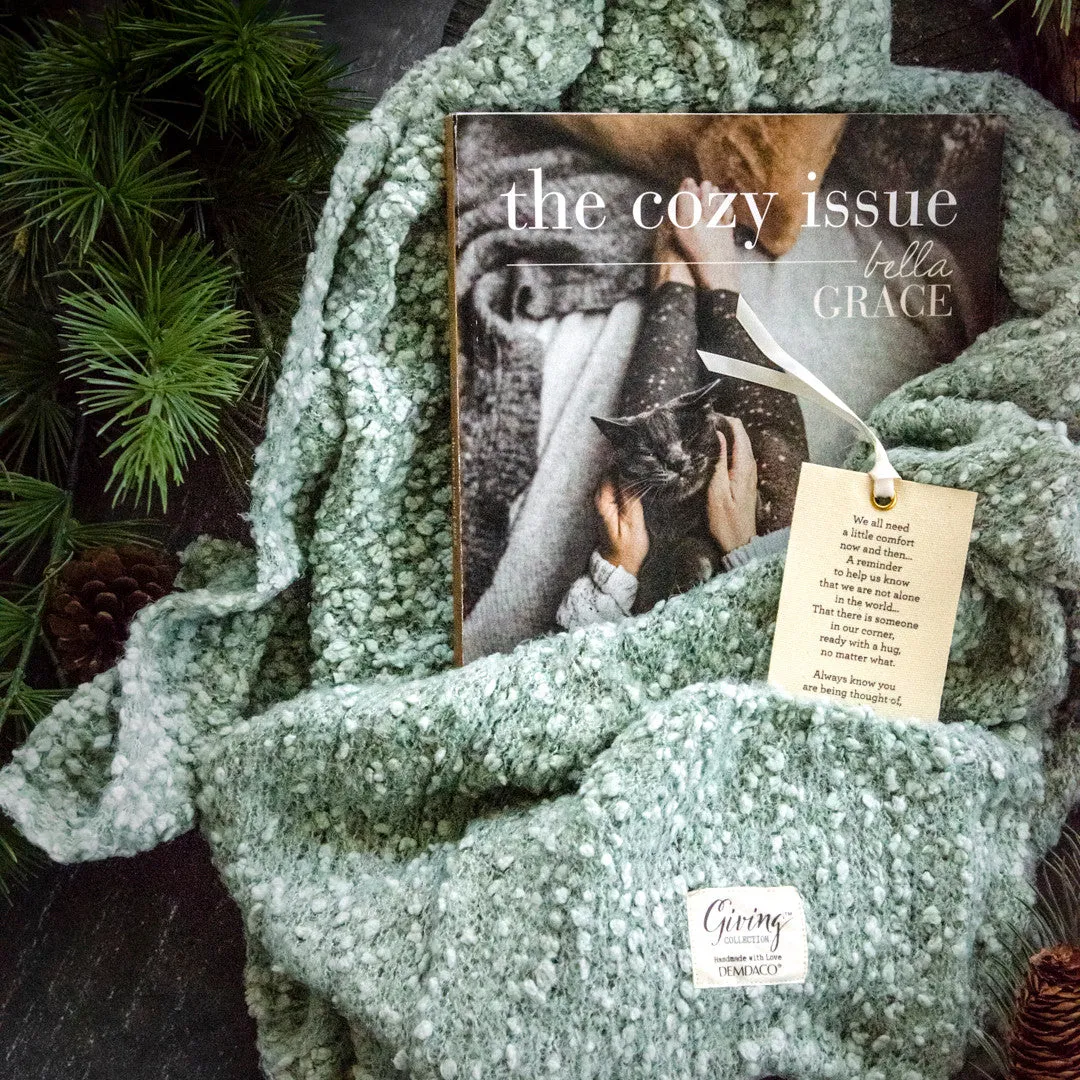 Stampington Warm & Cozy Volume 5 gavepakke blad og sjal