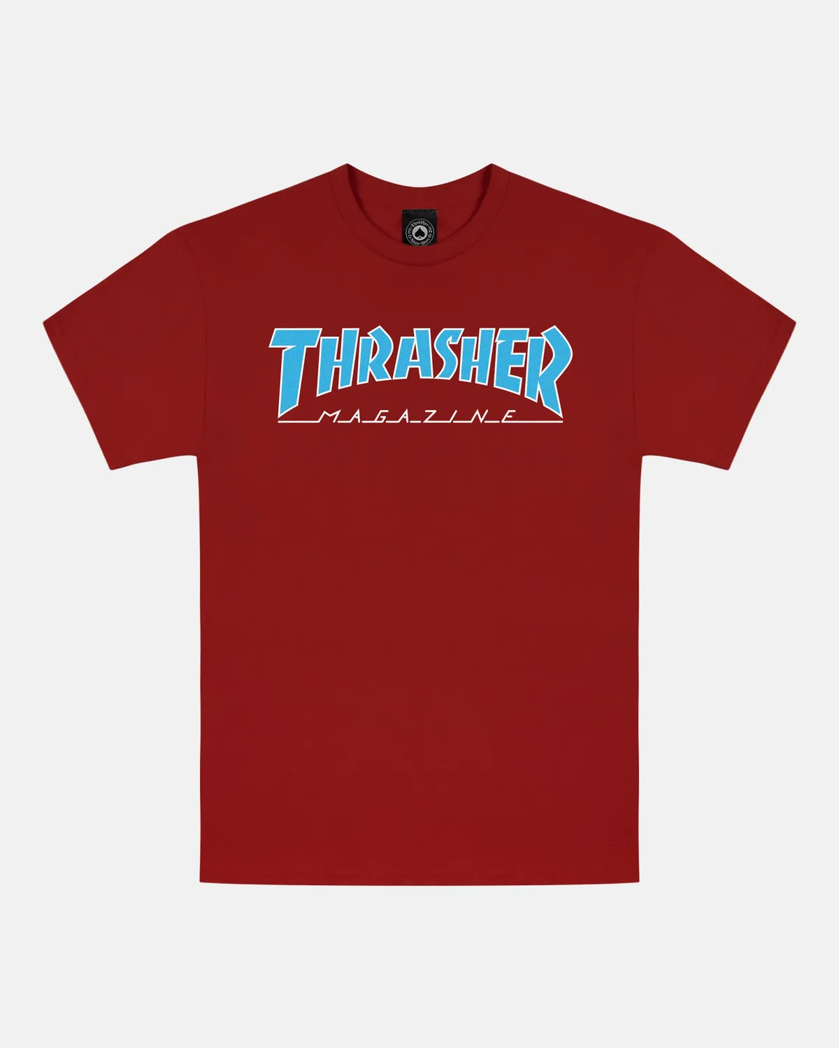 Thrasher Outlined t-skjorte kardinalrød bomull