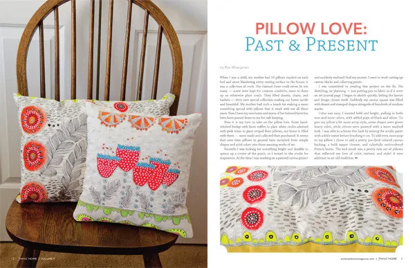 Stampington Somerset Home 2014 Volume 9 blad interiør og DIY