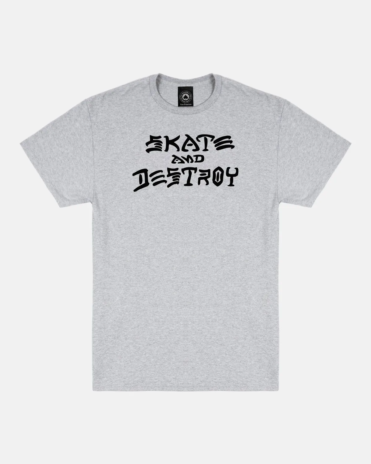 Thrasher Skate and Destroy t-skjorte grå